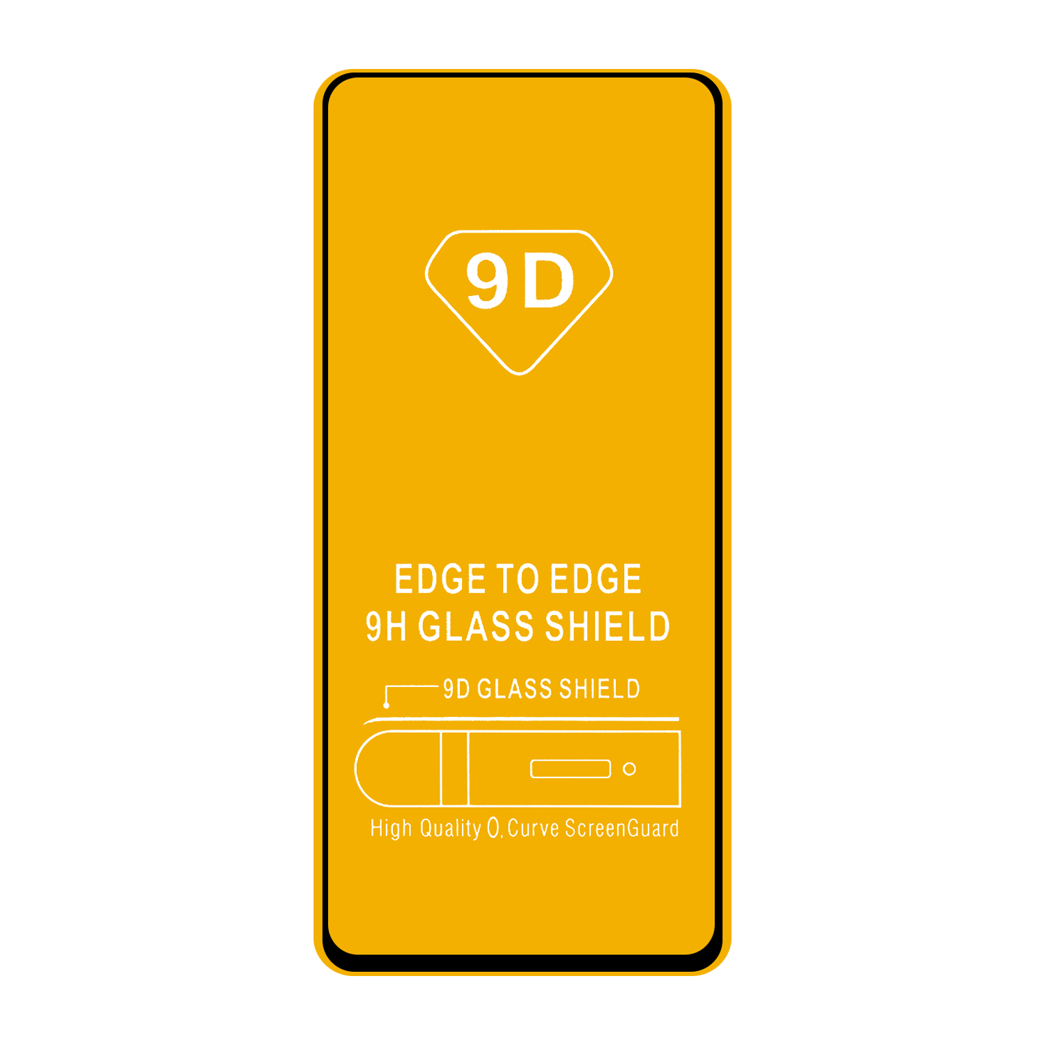 Защитное стекло Xiaomi Note 10 Pro с рамкой 9H Full Glue без упаковки