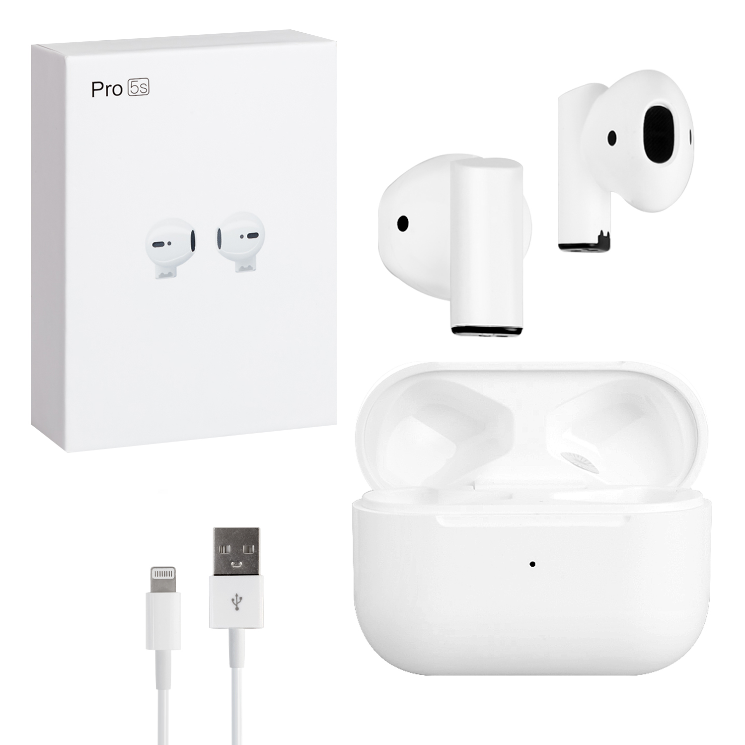 Гарнитура Bluetooth Apods Pro 5S