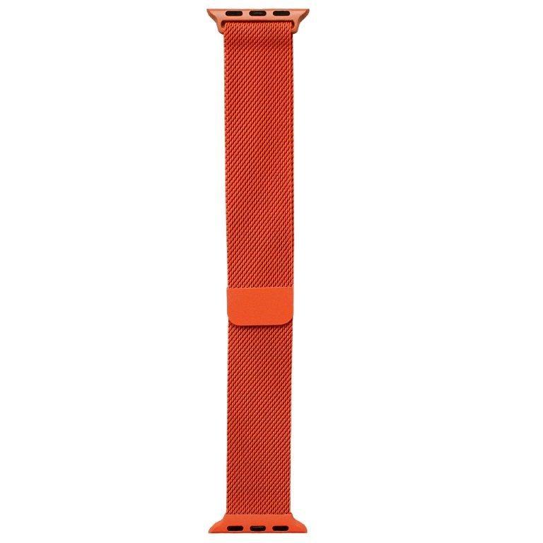 Ремешок для APL watch 38/40/41mm Milanese loop Оранжевый (Orange)