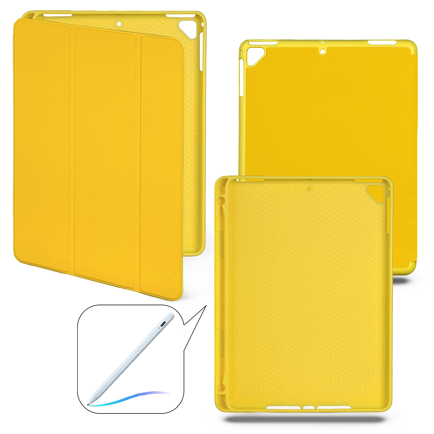 Чехол-книжка Ipd Air Smart Case (Pencil) Yellow №4