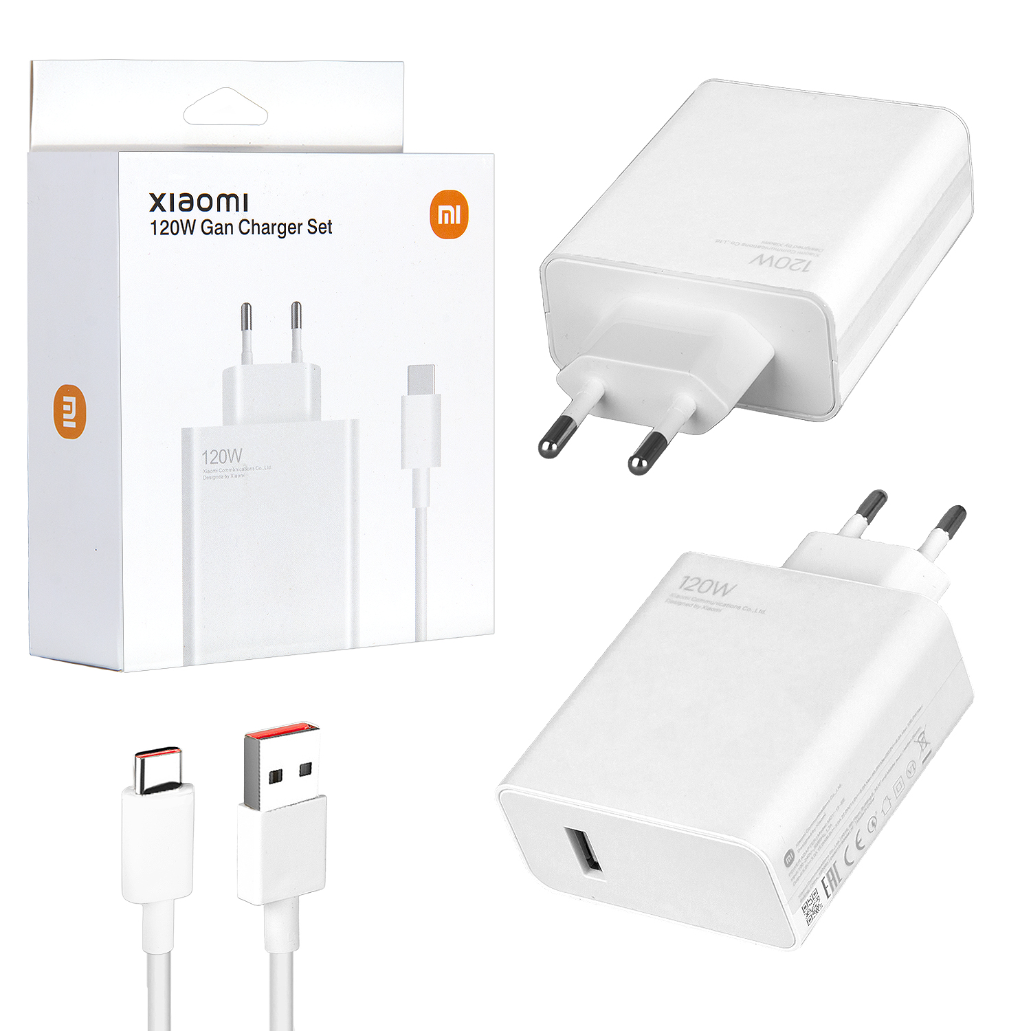 СЗУ Type-C Mi 120W (27W)  Power Adapter suit (160шт/кор)