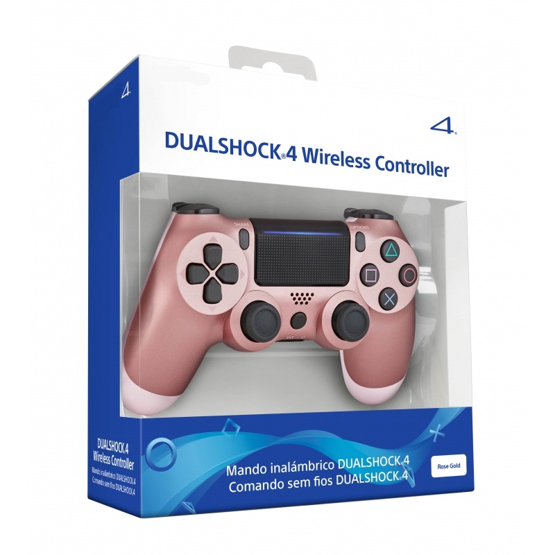 Джойстик PS4 DualShock беспроводной AA розовый
