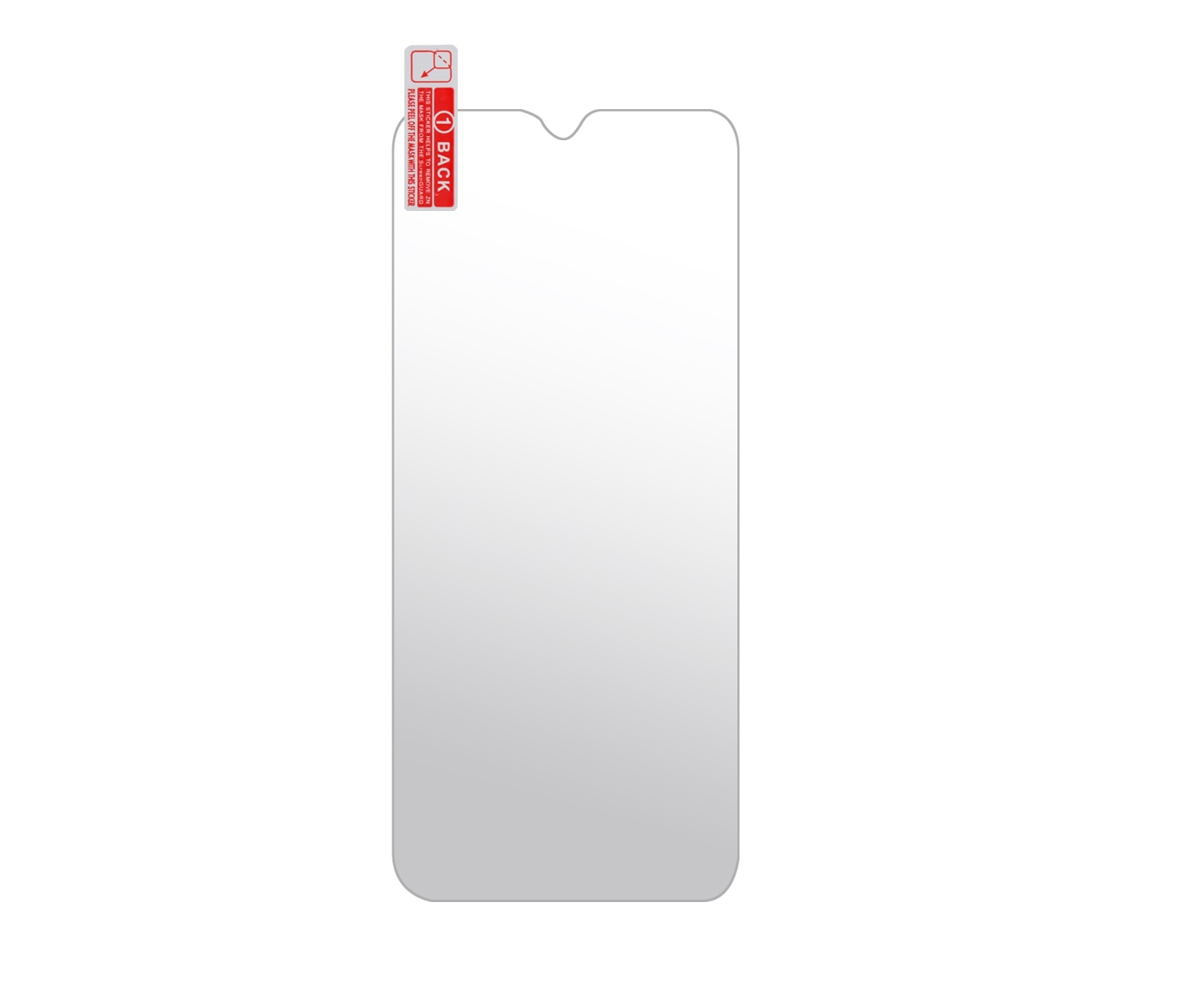 Защитное стекло Xiaomi Note 8T 0.3mm без упаковки