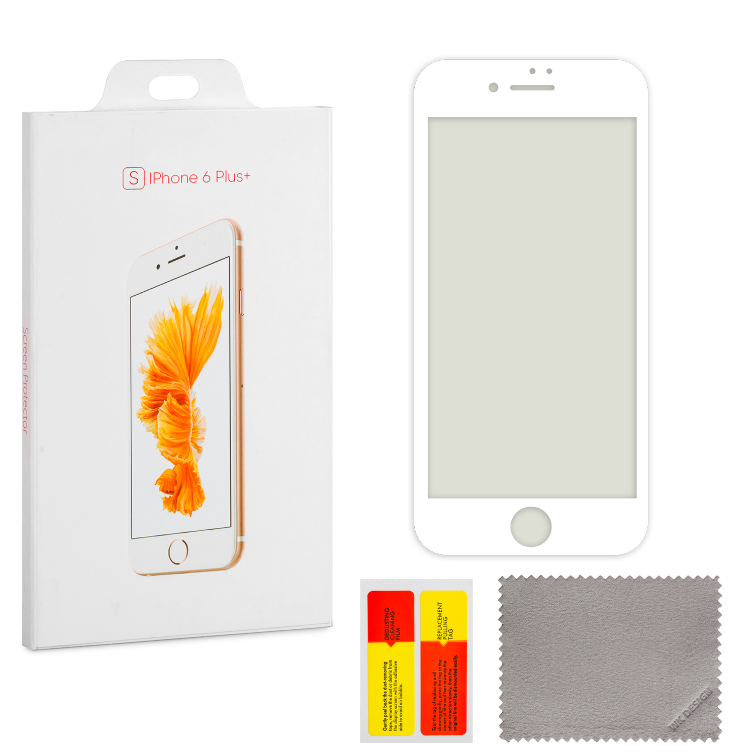 Защитное стекло iph 6 plus 0.22mm 3D WK