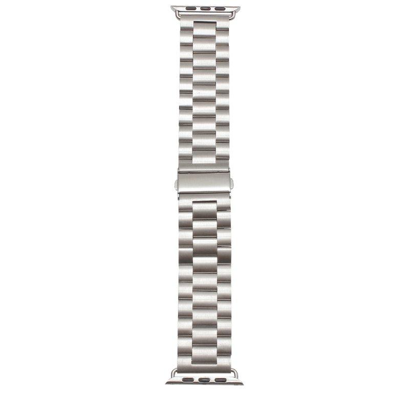 Ремешок для APL watch 42/44mm Metal 3-bead серебро
