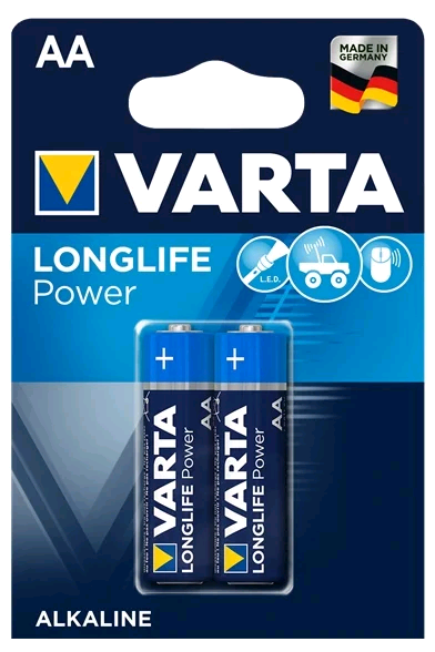Батарейка Varta LONGLIFE POWER (HIGH ENERGY) LR6 AA BL2 Alkaline 1.5V (4906) 