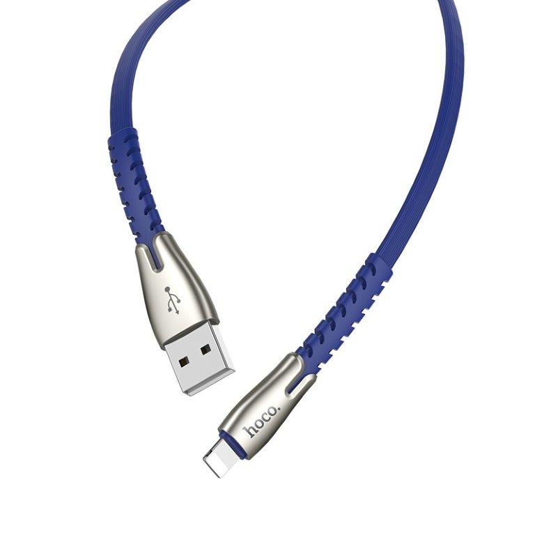 Кабель USB Lightning U59 1M HOCO синий
