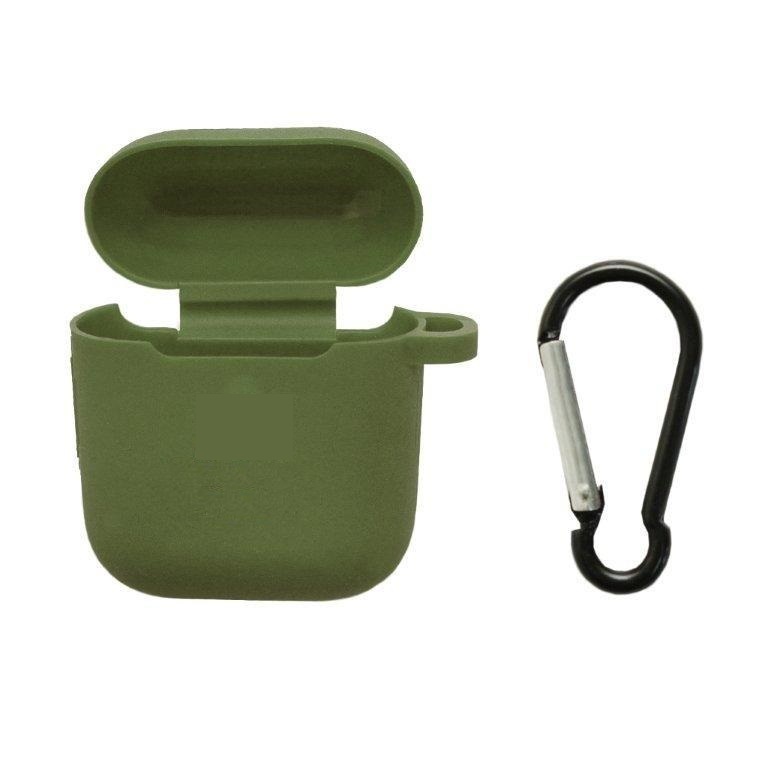 Чехол APods 1/2 Silicon Case APL Green (c LOGO)