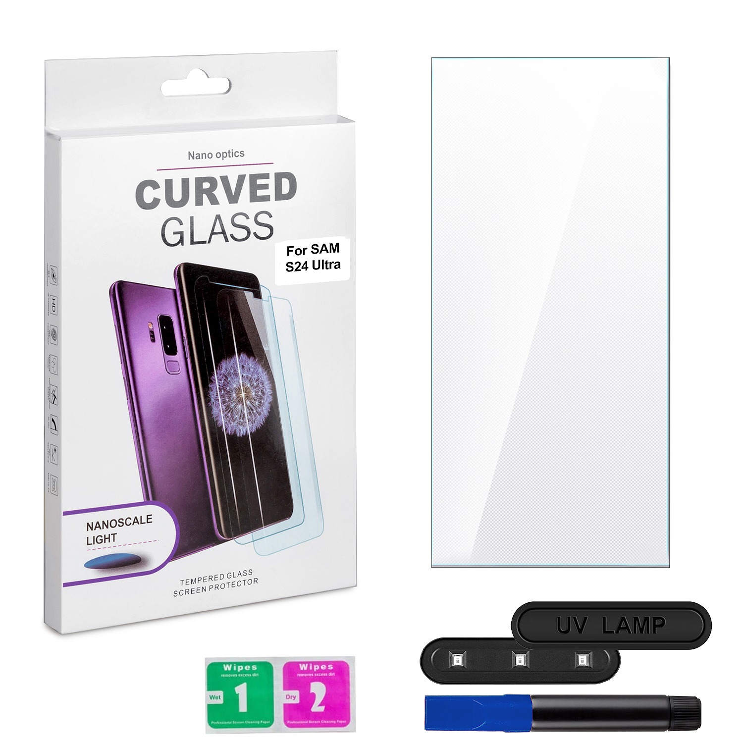 Защитное стекло Samsung S24 Ultra UV Glue set