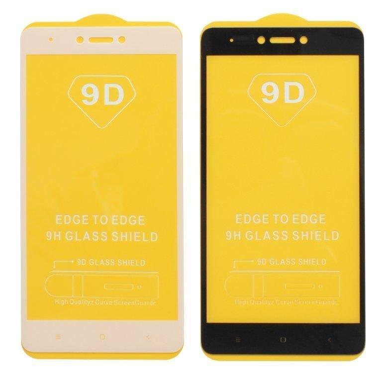 Защитное стекло Xiaomi Note 4X с рамкой 9H Full Glue без упаковки
