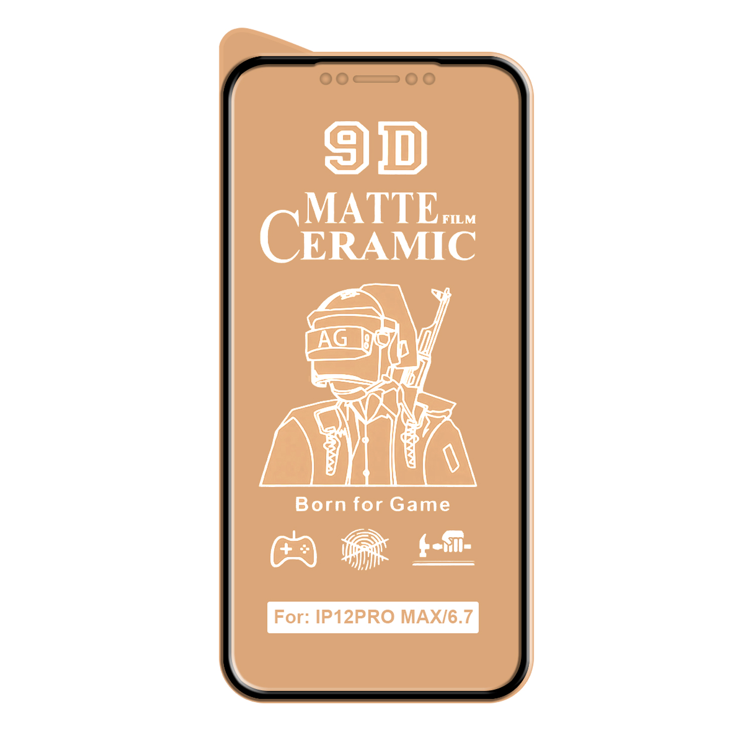 Защитная пленка iPh 12 Pro Max Ceramics Film матовая без упаковки