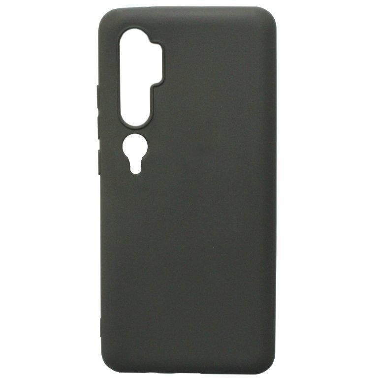Чехол Xiaomi Mi Note 10 TPU 1.0mm матовый черный