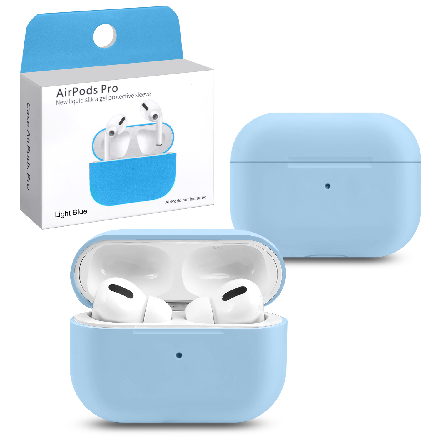 Чехол APods Pro Light blue #2 