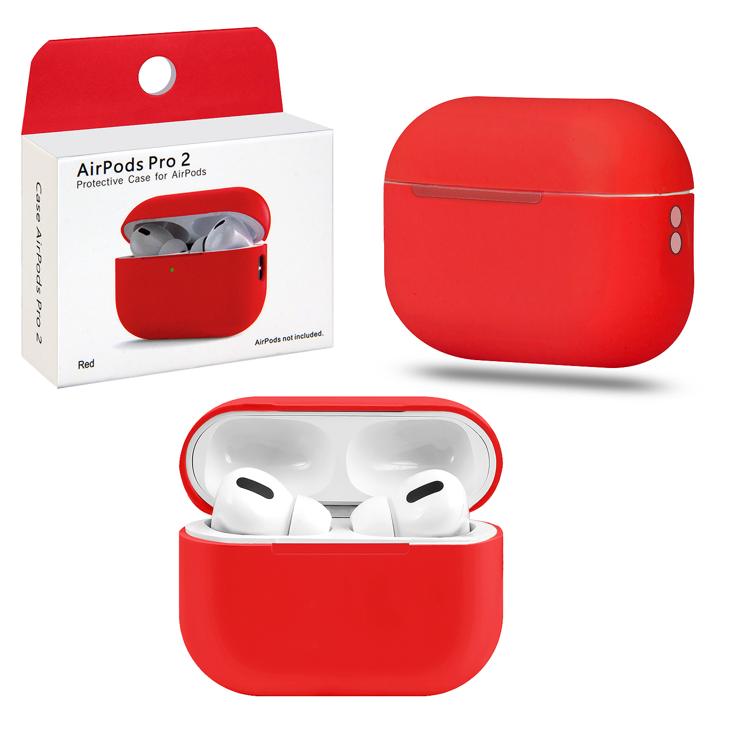 Чехол Apods pro 2 Split Red #11