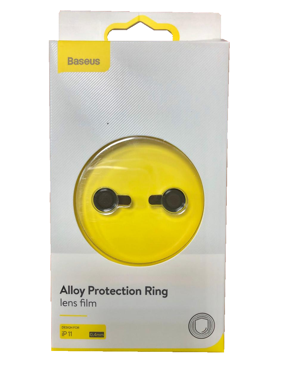 Защитное стекло на камеру iPh 11/12 Mini Alloy Protection Ring lens film Baseus черная