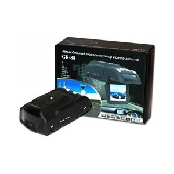 Видеорегистратор с антирадаром и GPS Eplutus GR-88