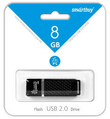USB накопитель 8 GB Smart Buy Quartz Black
