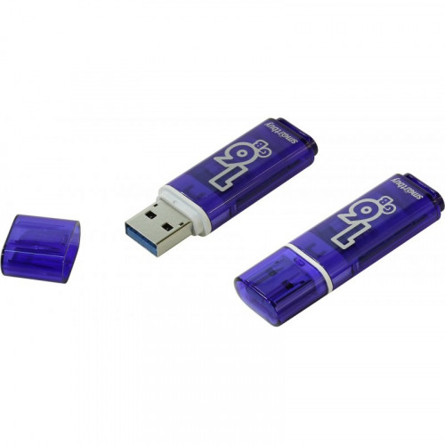 USB 3.0 накопитель 16 GB Smart Buy Glossy Dark Blue