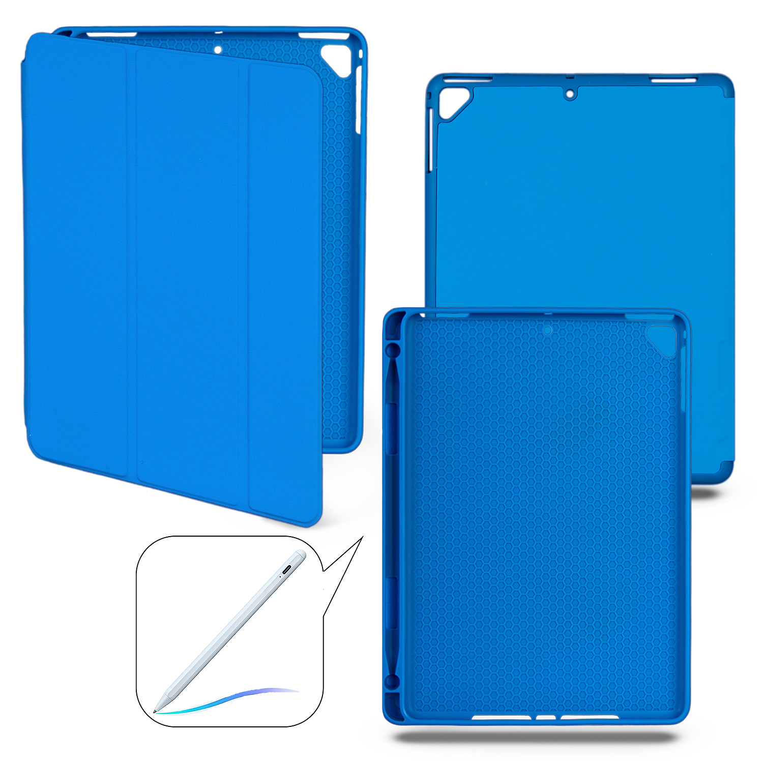 Чехол-книжка Ipd Air Smart Case (Pencil) Blue №16