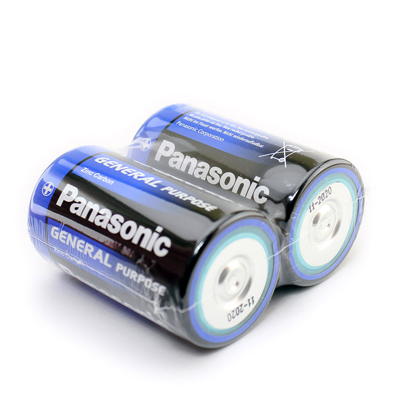 Батарейка солевая PANASONIC R14 (C) General Purpose 1.5В (2 в п/э)