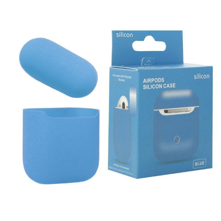 Чехол APods 1/2 Silicone Blue 