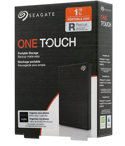 HDD внешний 2,5" 1 TB Seagate One Touch USB 3.0