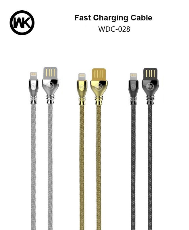 Кабель USB Lightning 1m WDC-028 WK SUPREME