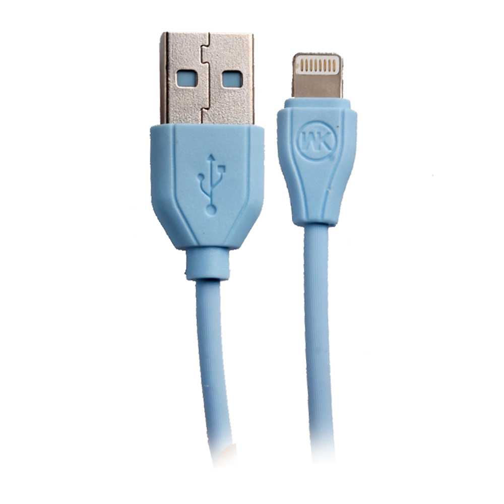 Кабель USB Lightning 1m WDC-050i WK Ultra Speed синий