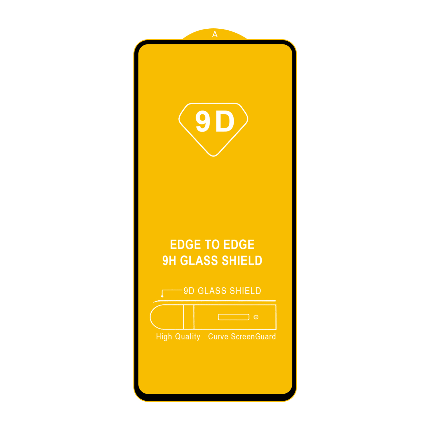 Защитное стекло Xiaomi Mi 10T Lite с рамкой 9H Full Glue без упаковки