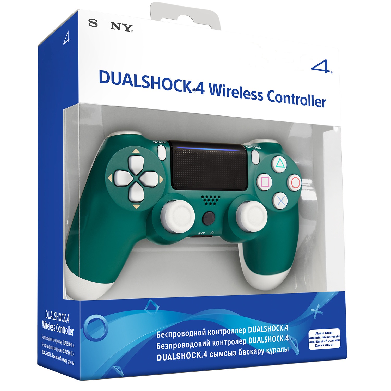 Джойстик PS4 DualShock беспроводной AA Зеленый