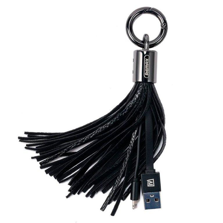Кабель USB Micro USB 0.1m RC-053m Tassels Ring REMAX