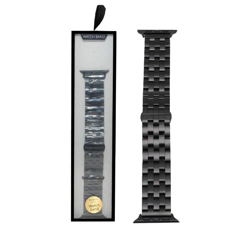 Ремешок для APL watch 42/44mm Metal 5-bead  черный