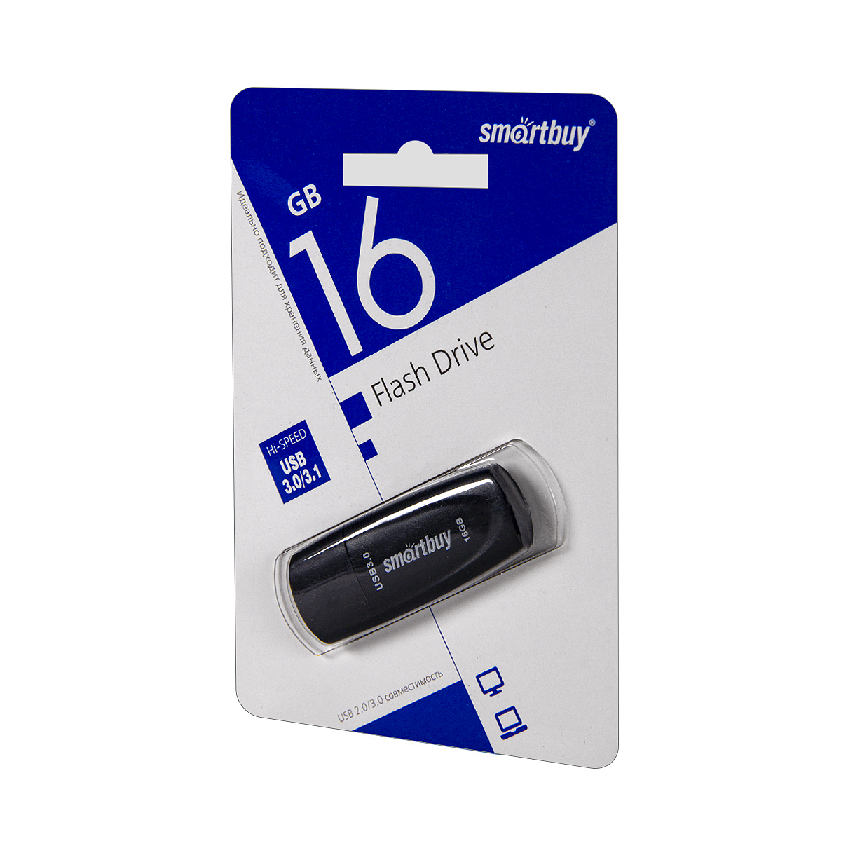 USB накопитель 16 GB Smart Buy Scout Black USB 3.0