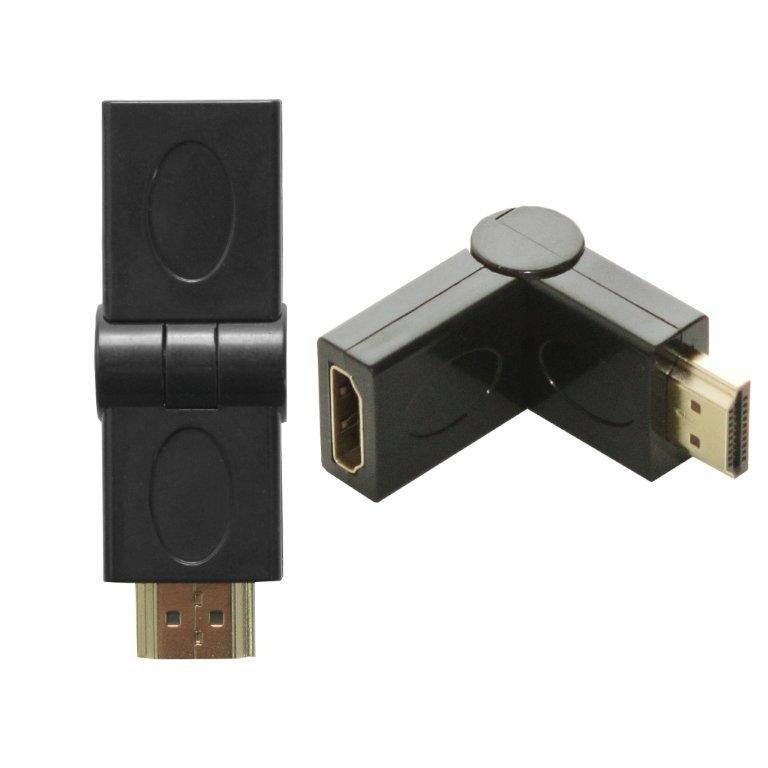 Переходник HDMI на HDMI 360° папа-мама (500шт/кор)