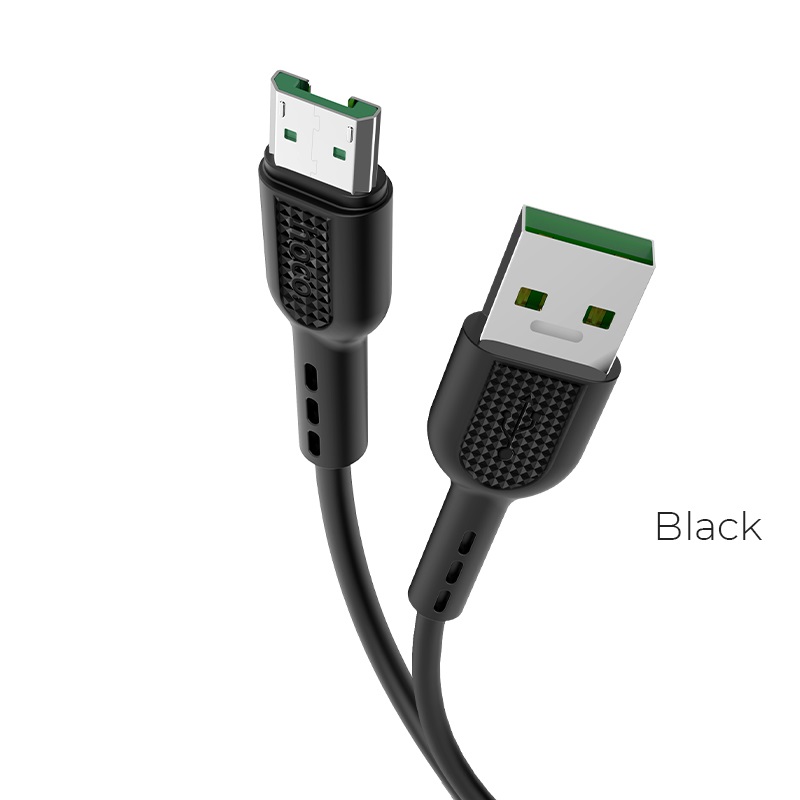 Кабель X33 USB Micro USB 1M HOCO черный