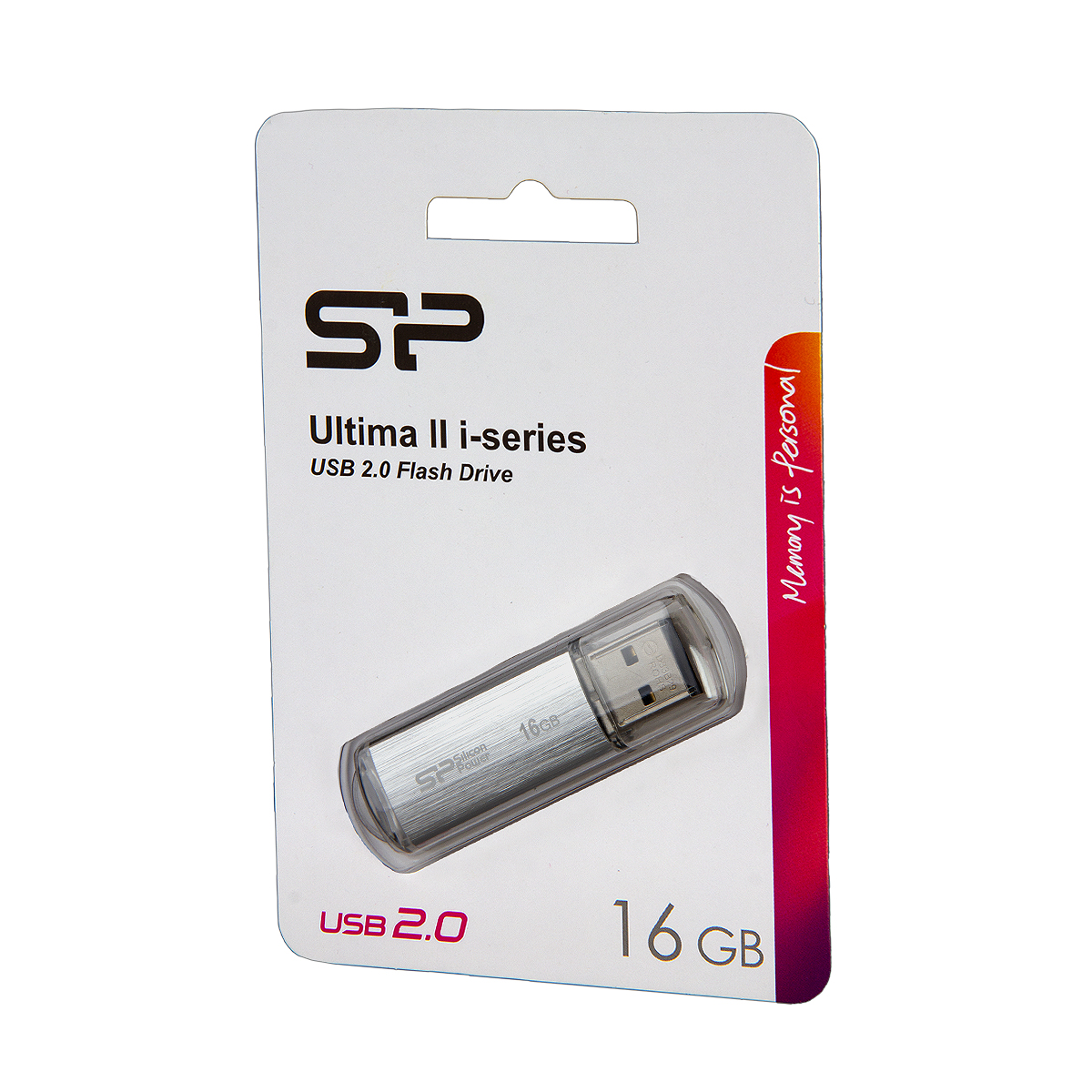 USB накопитель 16 GB Silicon Power Ultima U02 silver