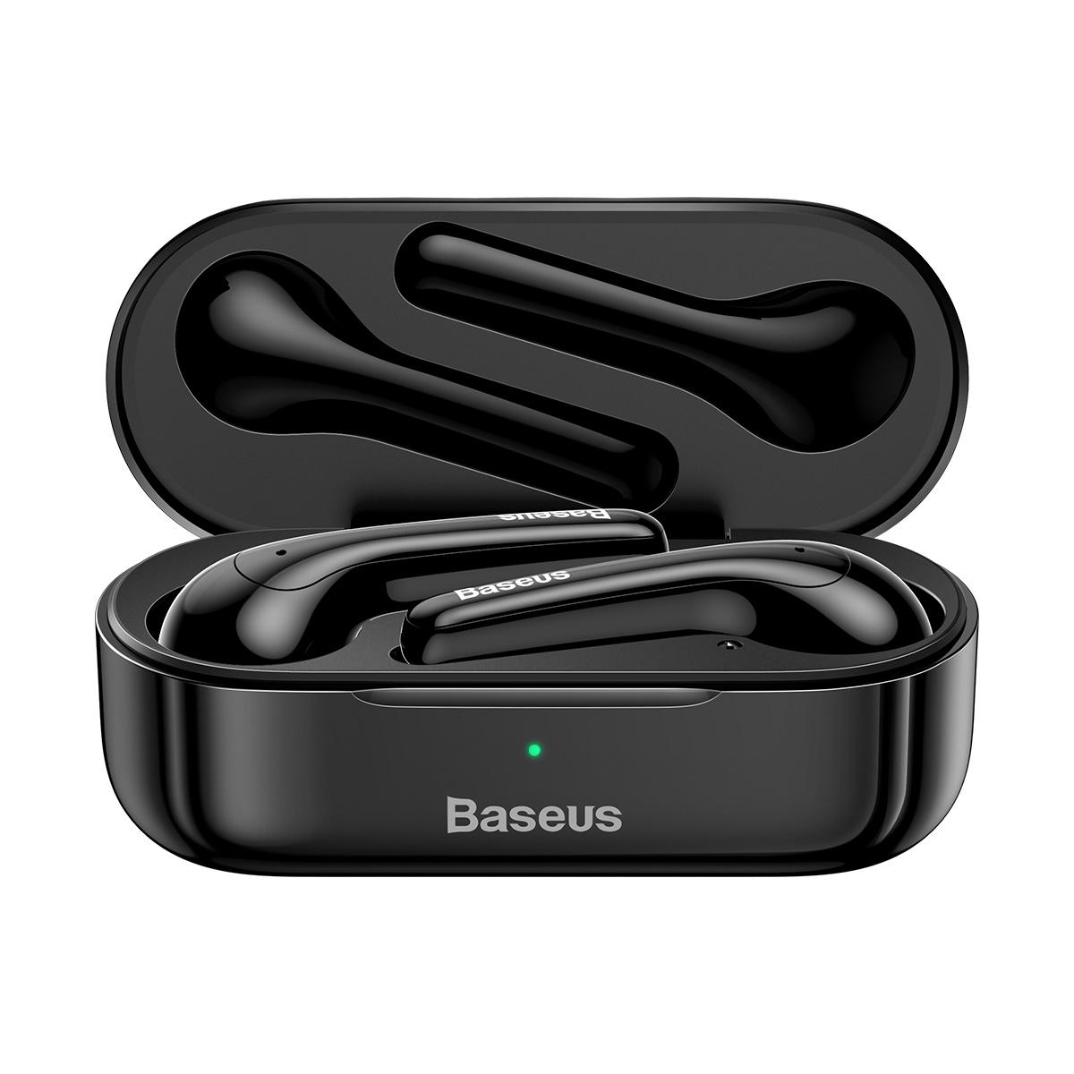 Наушники Bluetooth W07 True Earphone Baseus черные