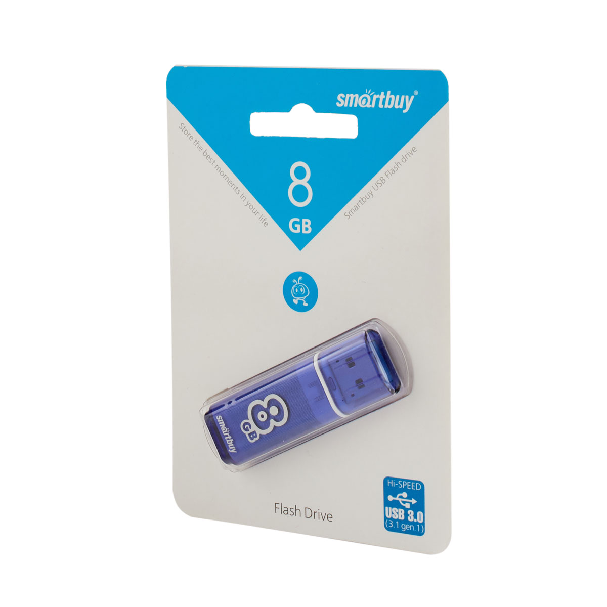USB 3.0 накопитель 8 GB Smart Buy Glossy Dark Blue