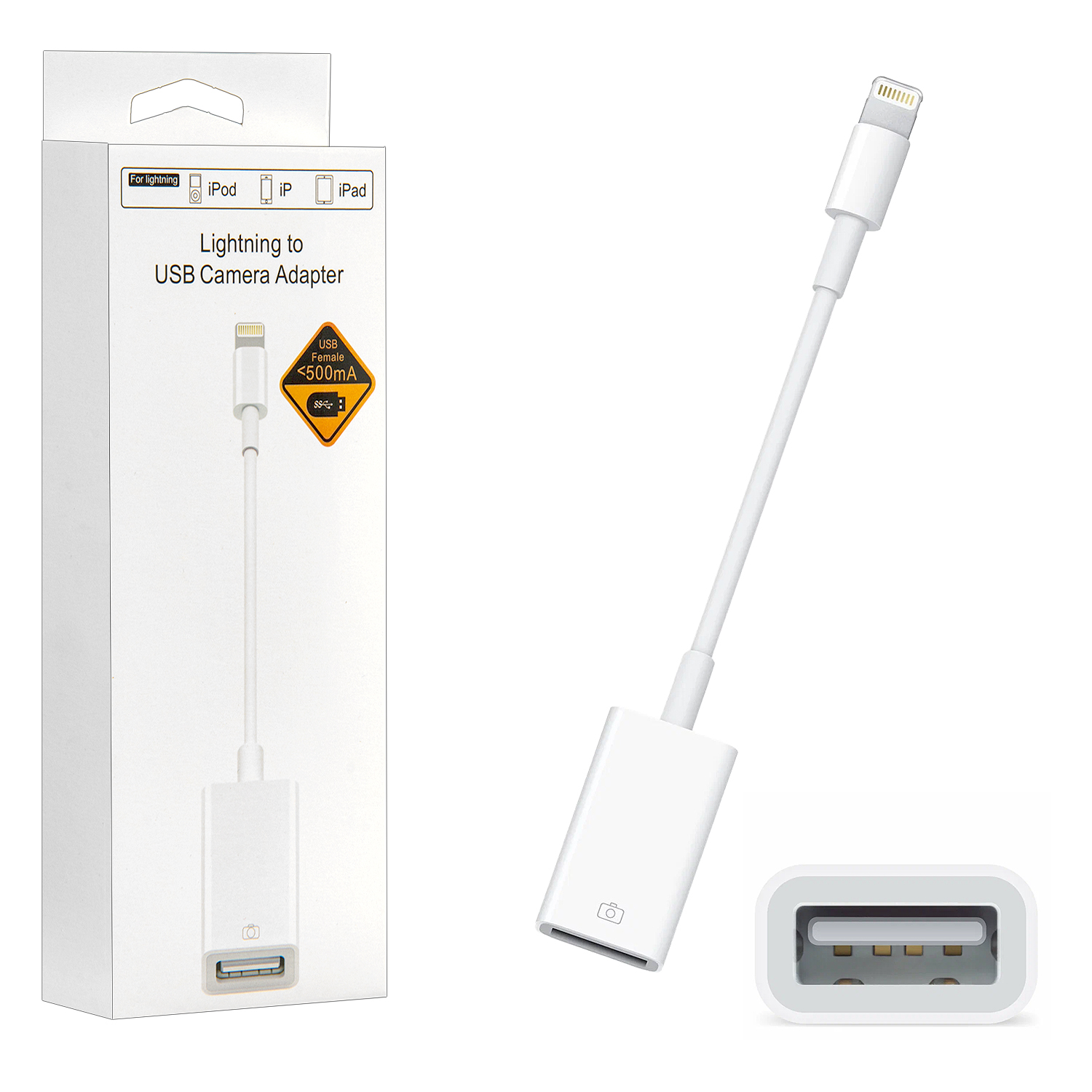 *Переходник USB на Lightning (500шт/кор)