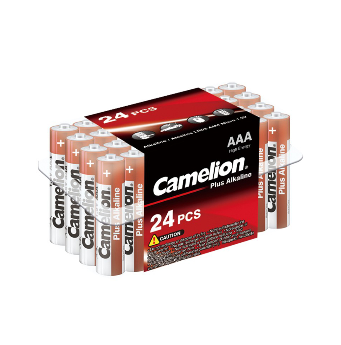 Батарейка Camelion Plus LR03 AAA BOX24 Alkaline 1.5V (24/144/576)
