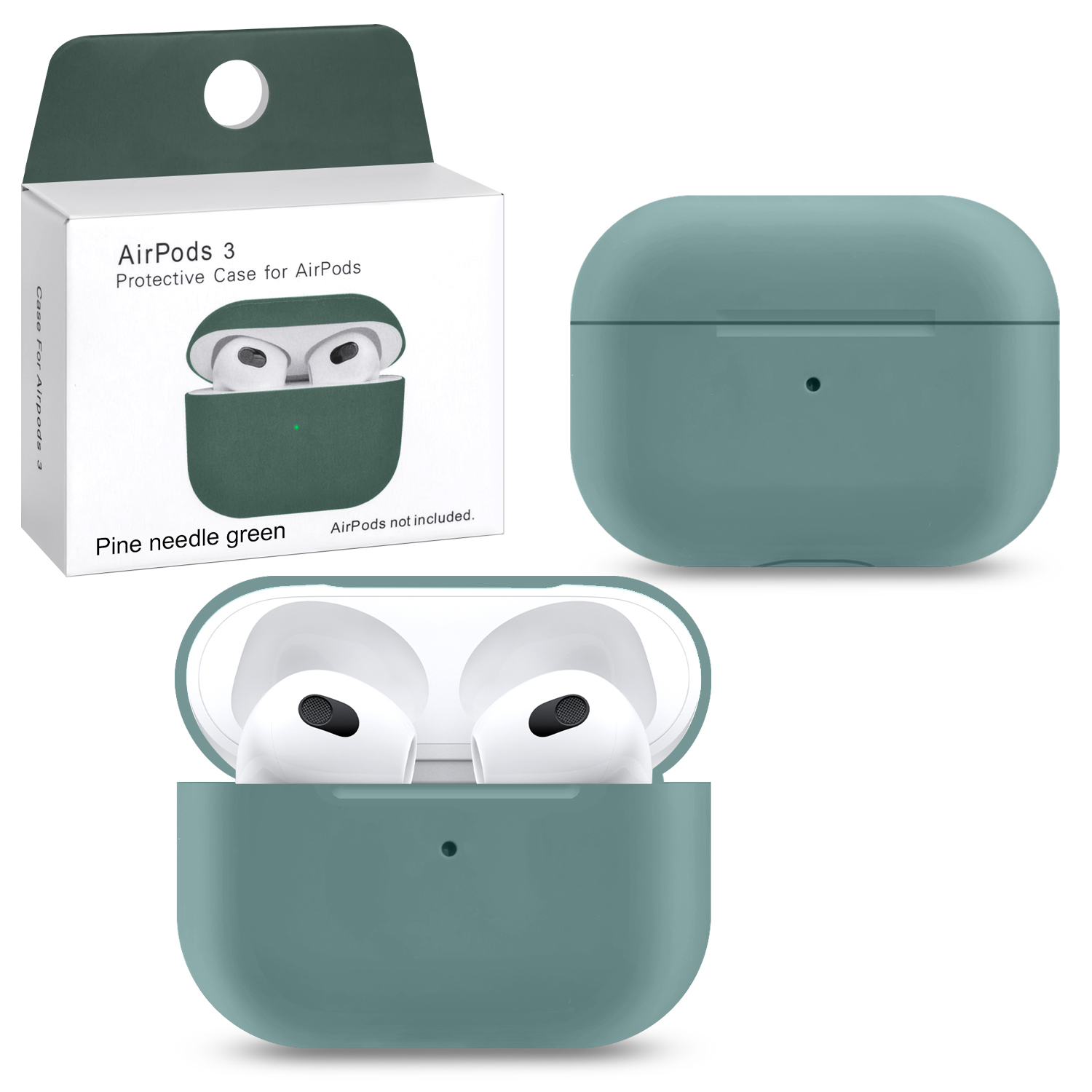 Чехол APods 3 Pine Green #10