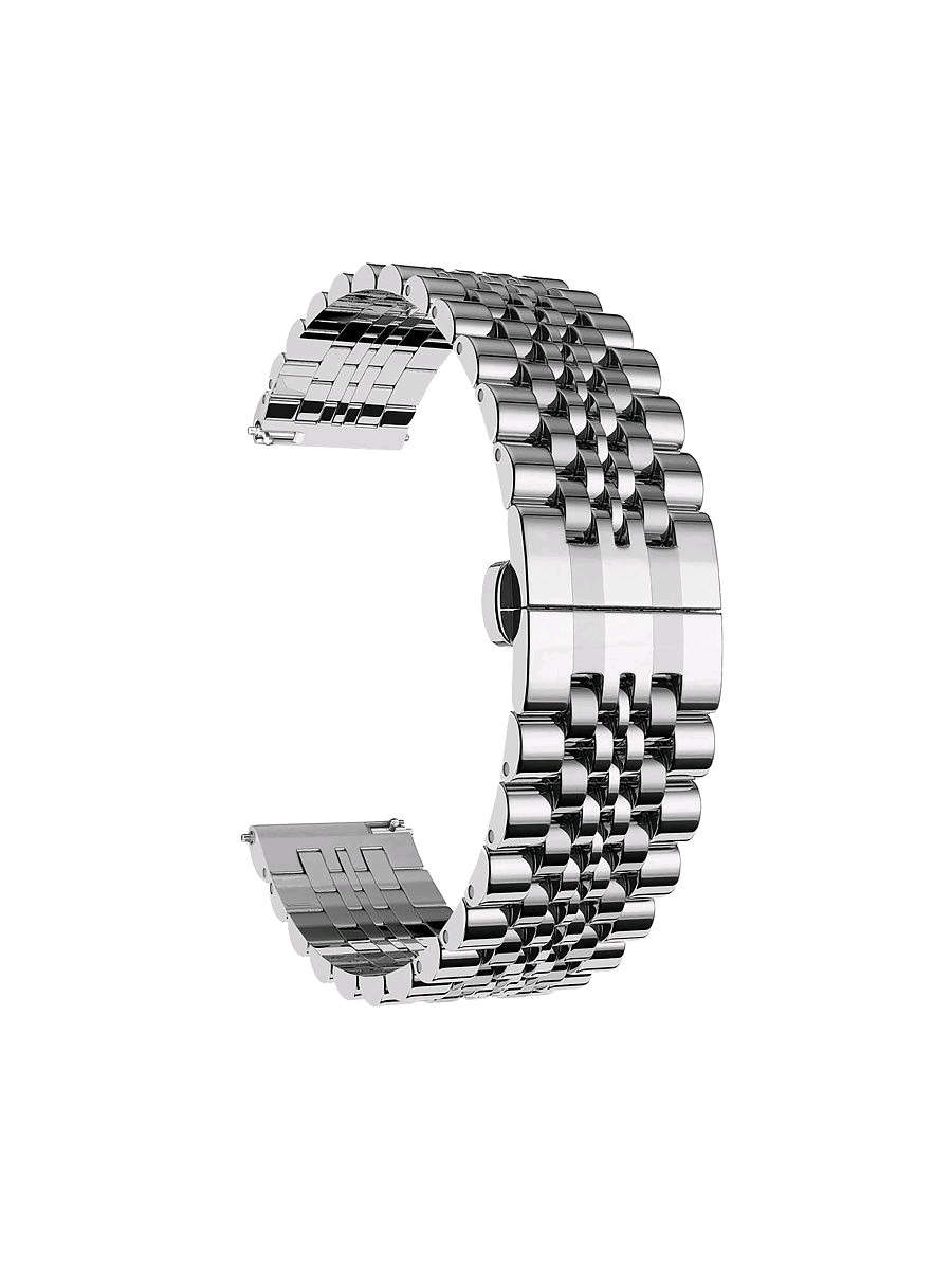 Ремешок для APL watch 38/40mm Metal 7-bead  серебро