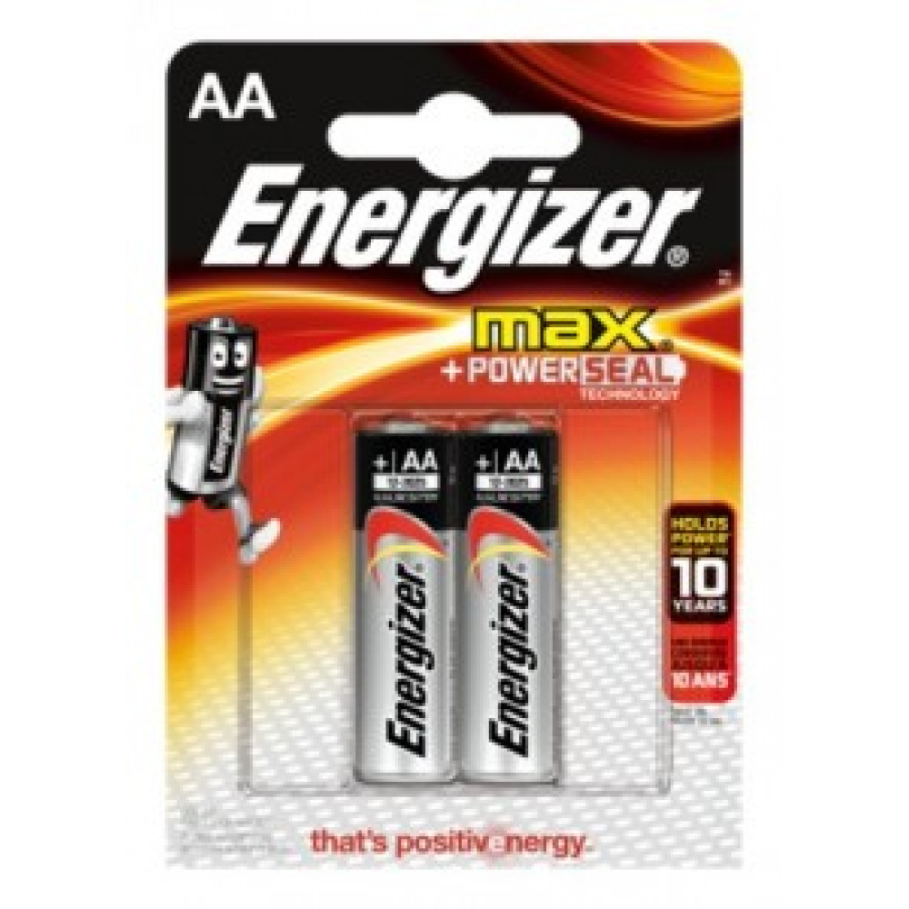 Батарейка Energizer MAX LR6 AA BL2 Alkaline 1.5V