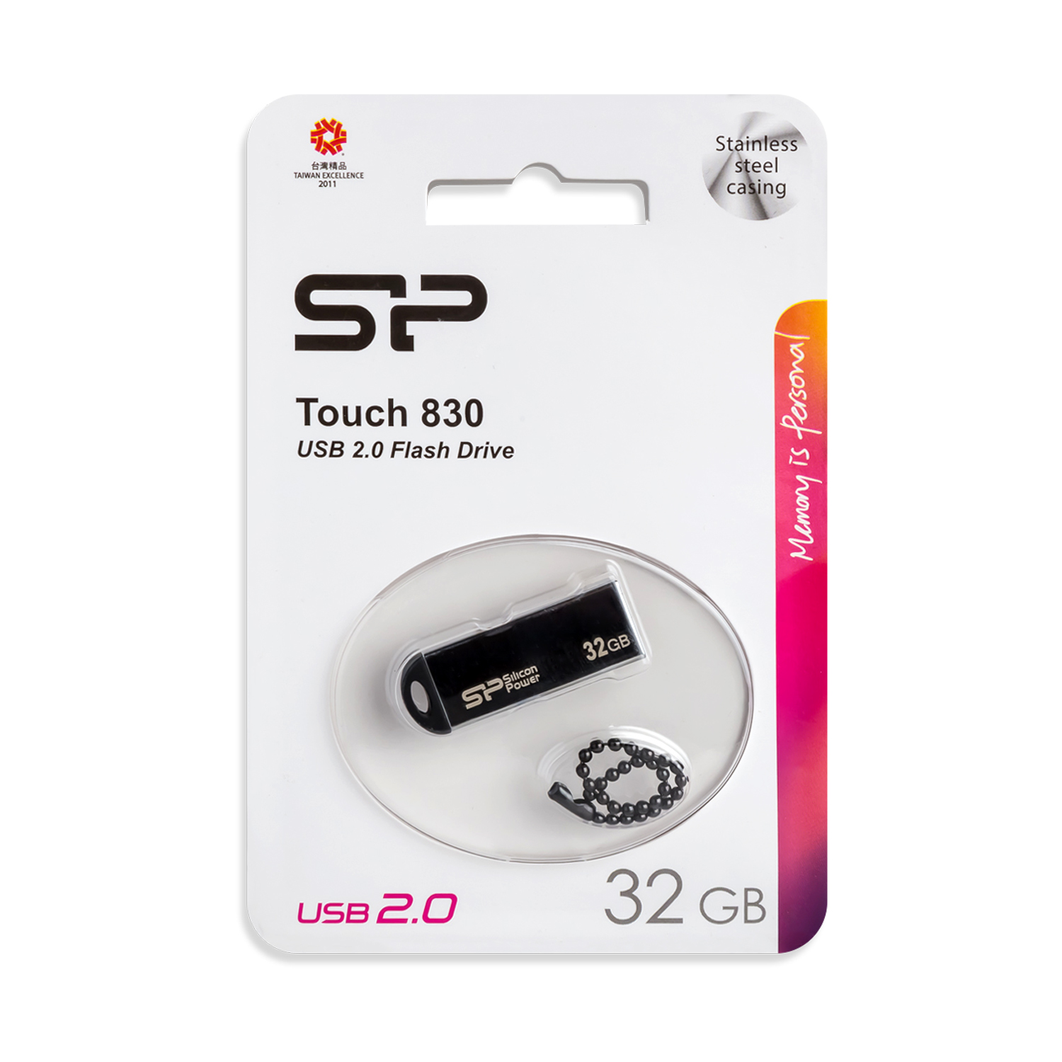 USB накопитель 32 GB Silicon Power Touch 830 Silver