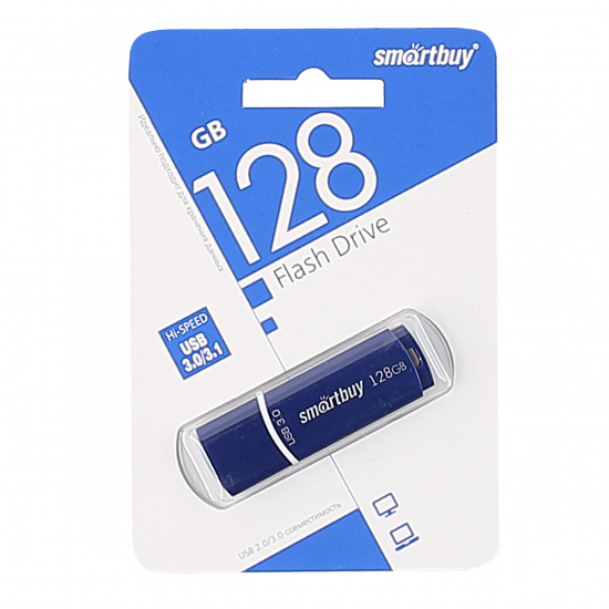 USB накопитель 128 GB Smart Buy Crown Blue 3.0