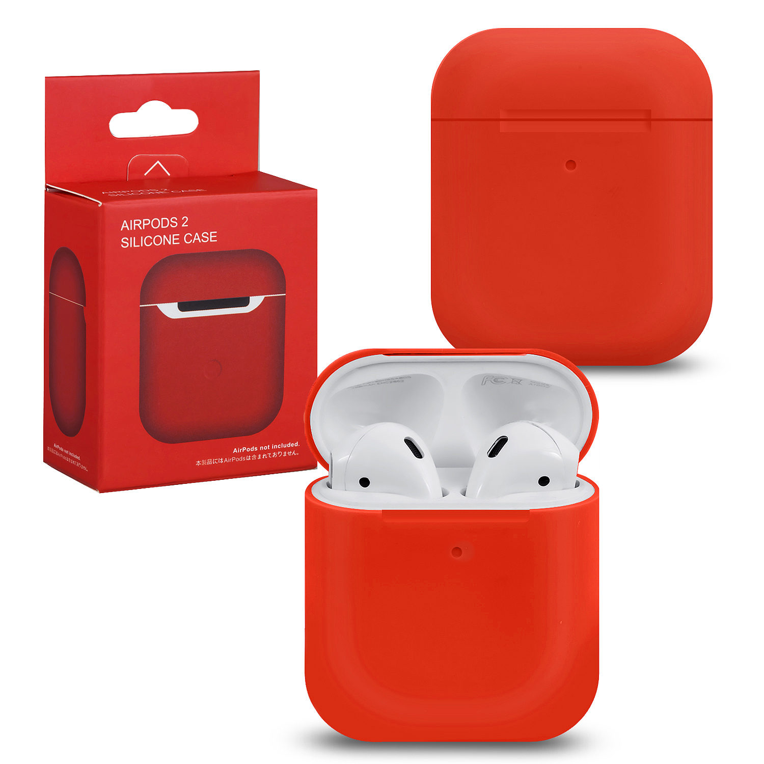 Чехол APods 1/2 №12 red