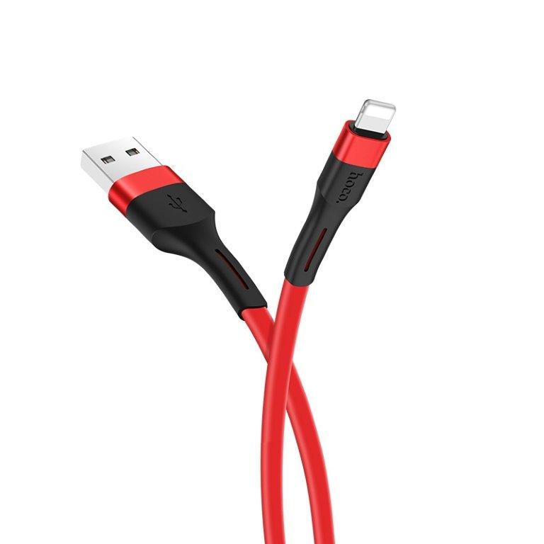 Кабель X34 USB Lightning 1M 2.4A HOCO красный