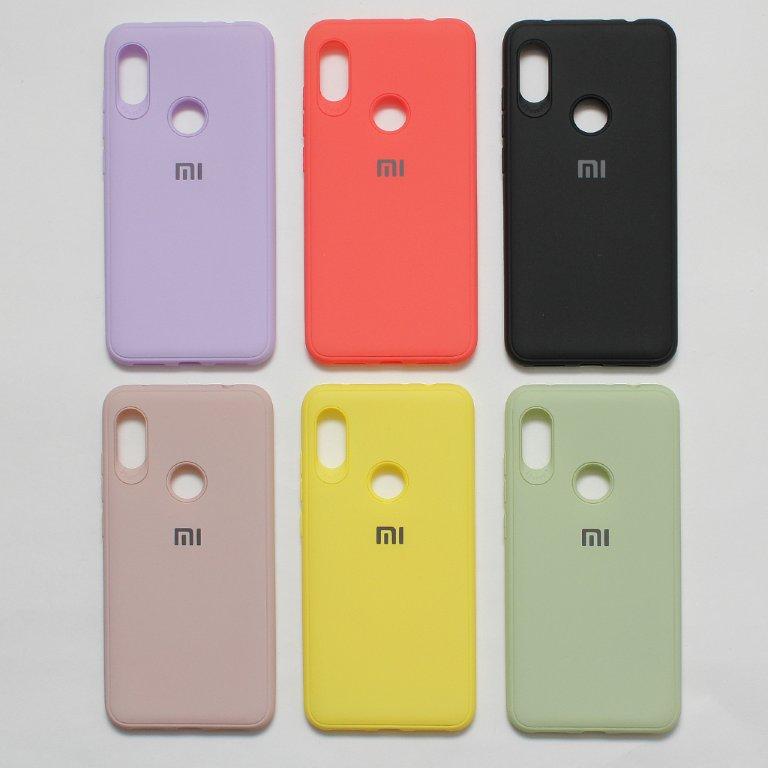 Чехол Xiaomi Note 6/Note 6 Pro цветной силикон