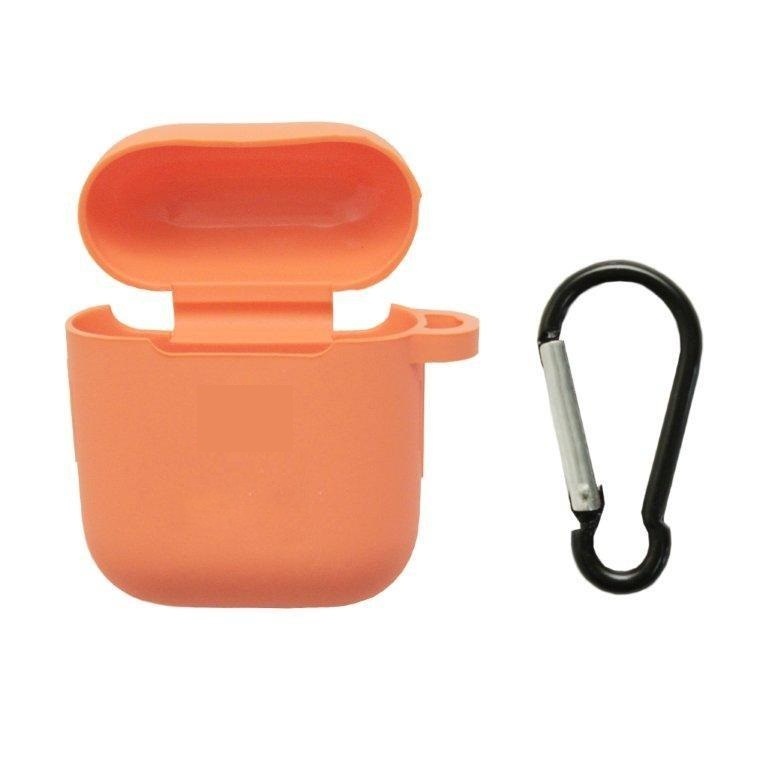 Чехол APods 1/2 Silicon Case APL Peach (c LOGO)