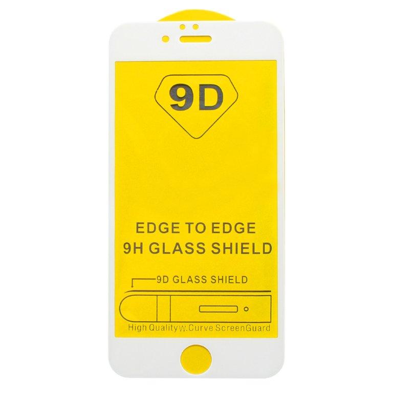 Защитное стекло Iph 6 Full Glue с рамкой 2.5D белое